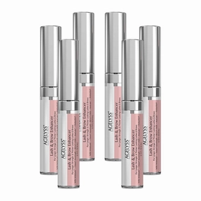 Lash & Brow Enhancer - Deep Conditioning - Lash Volume, Brow Boost, Hair Strengthening - Paraben-Free, Cruelty-Free, Vegan - .14 FL OZ - Pack of 6