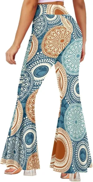 Leggings for Women Plus Size Yoga Pants, Buttery Soft Bell Bottom Palazzo, Skin-Friendly and Stretchy Slim-Fit