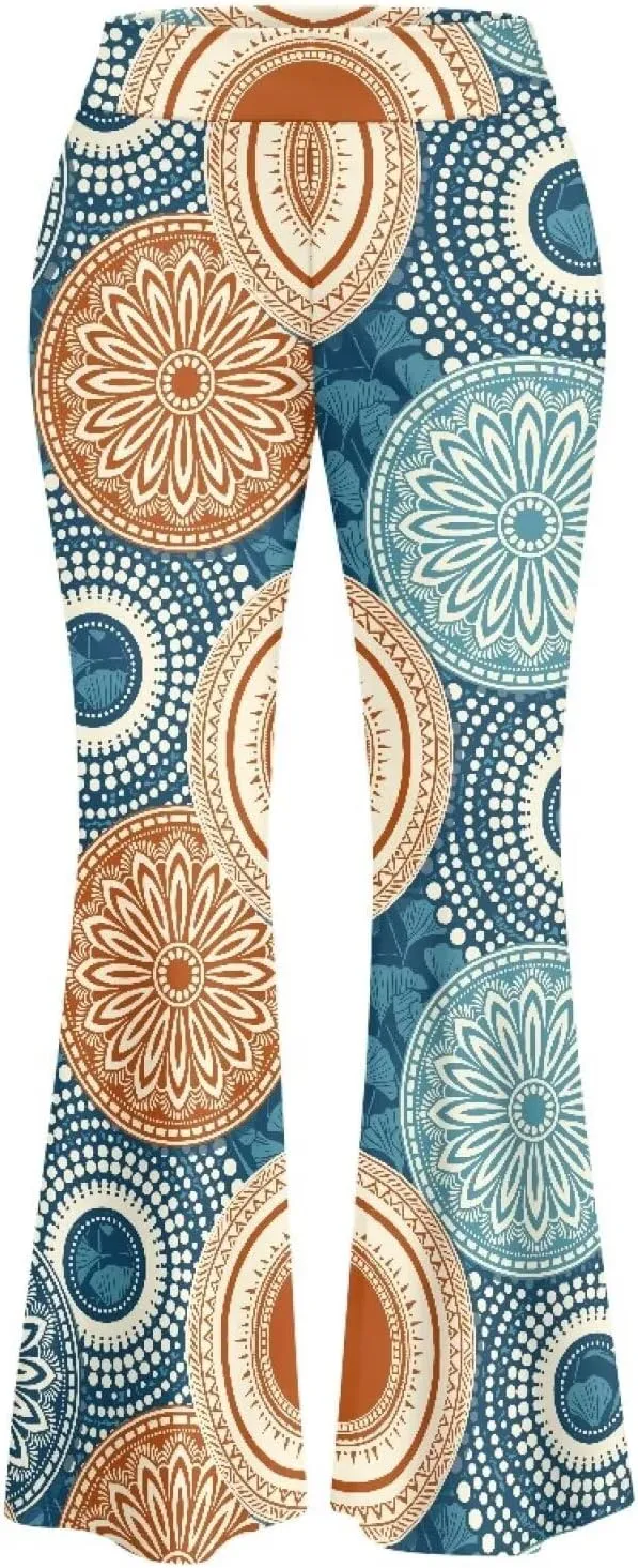 Leggings for Women Plus Size Yoga Pants, Buttery Soft Bell Bottom Palazzo, Skin-Friendly and Stretchy Slim-Fit