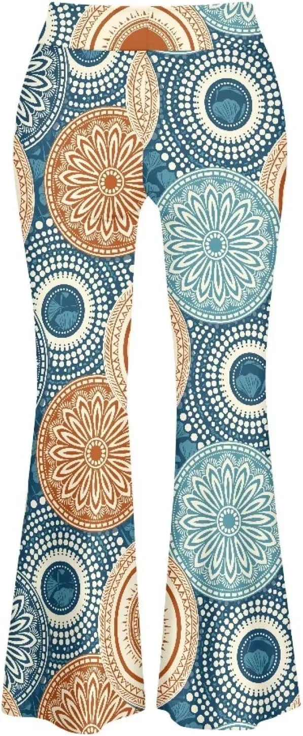 Leggings for Women Plus Size Yoga Pants, Buttery Soft Bell Bottom Palazzo, Skin-Friendly and Stretchy Slim-Fit