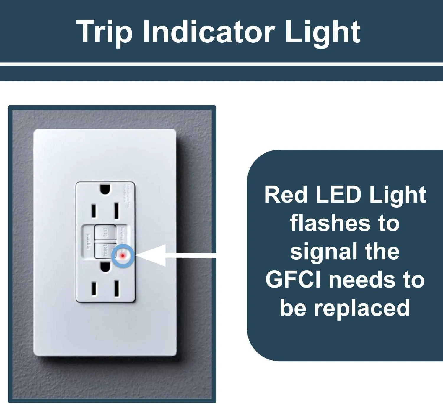 Legrand radiant 1597NTLTRDBCC4 15 Amp Night Light GFCI Self Test Tamper-Resistant Decorator Duplex Outlet with Cool Touch LED, Dark Bronze (1 Count)