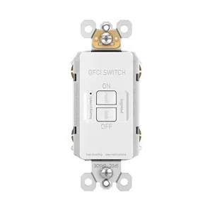 Legrand Radiant 2087WCCD4 20 Amp GFCI Self Test Deadfront Decorator Duplex Outlet, White (1 Count)