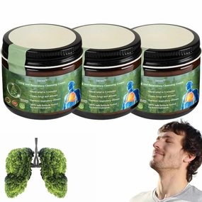 Lercea Mullein Clear Lung Repair Cream - Wellness Formula, Lercea Lung Cream Extra Strength, Herbal Clear Lung cream - Improve lung Health (3 Pack)