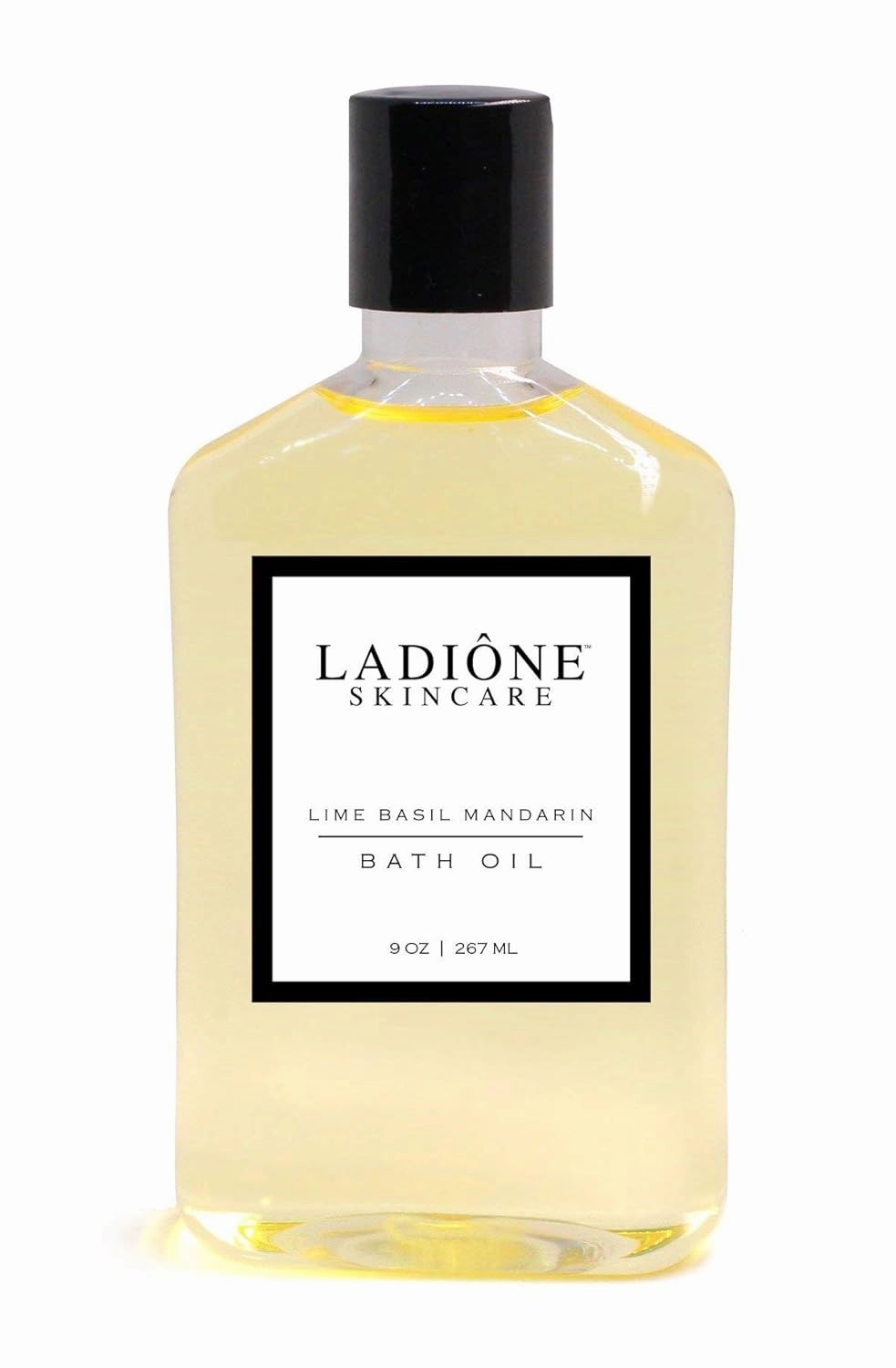 Lime Basil Mandarin Bath Oil (USDA Organic   Natural Ingredients) - LADIONE SKINCARE