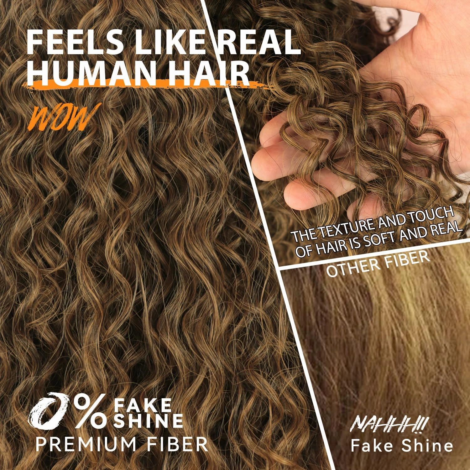 Limerence Curly Wigs for Black Women， Long Highlight Blonde Curly Afro Wig with Bangs for Women 20 inch for Daily Use
