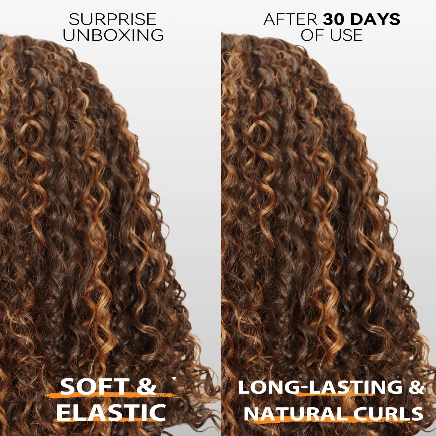 Limerence Highlight Brown Curly Wig with Bangs for Black Women，Glueless Bangs Wigs for Women Long Kinky Curly Wig 20 inch for Daily Use