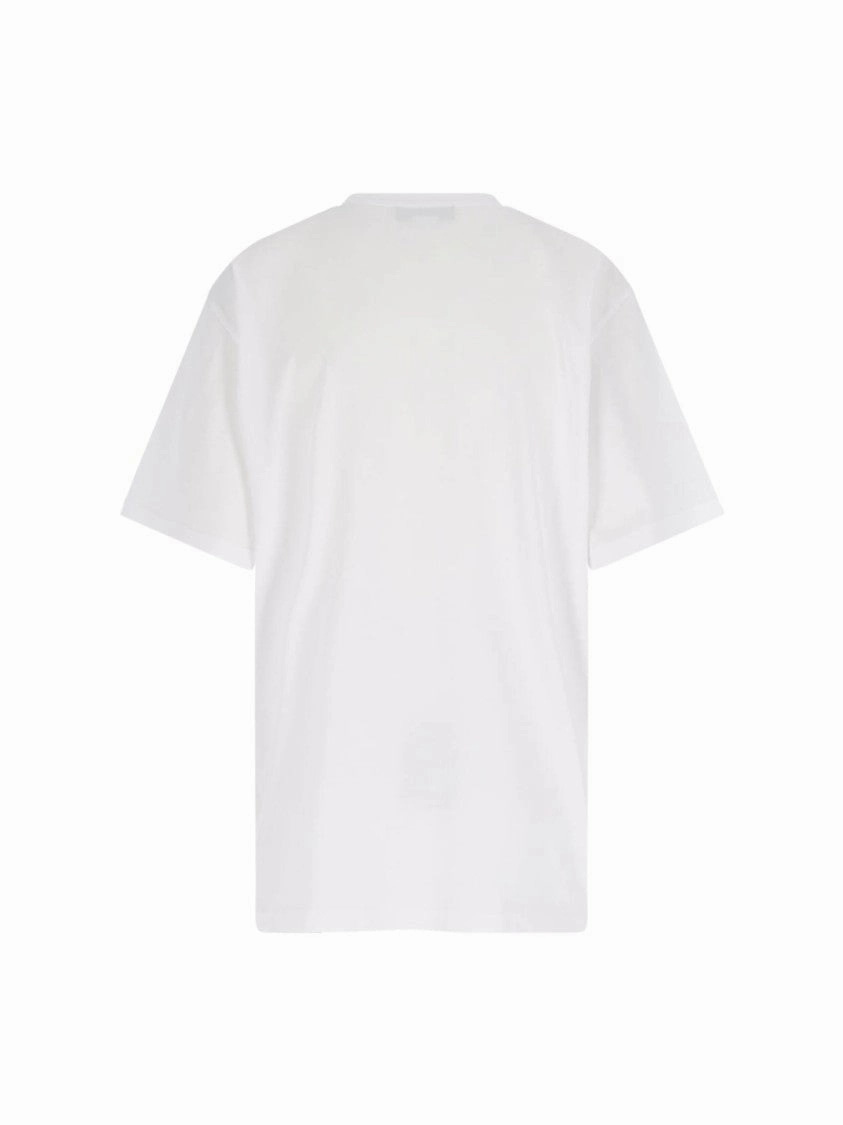Logo Sequin T-Shirt – White