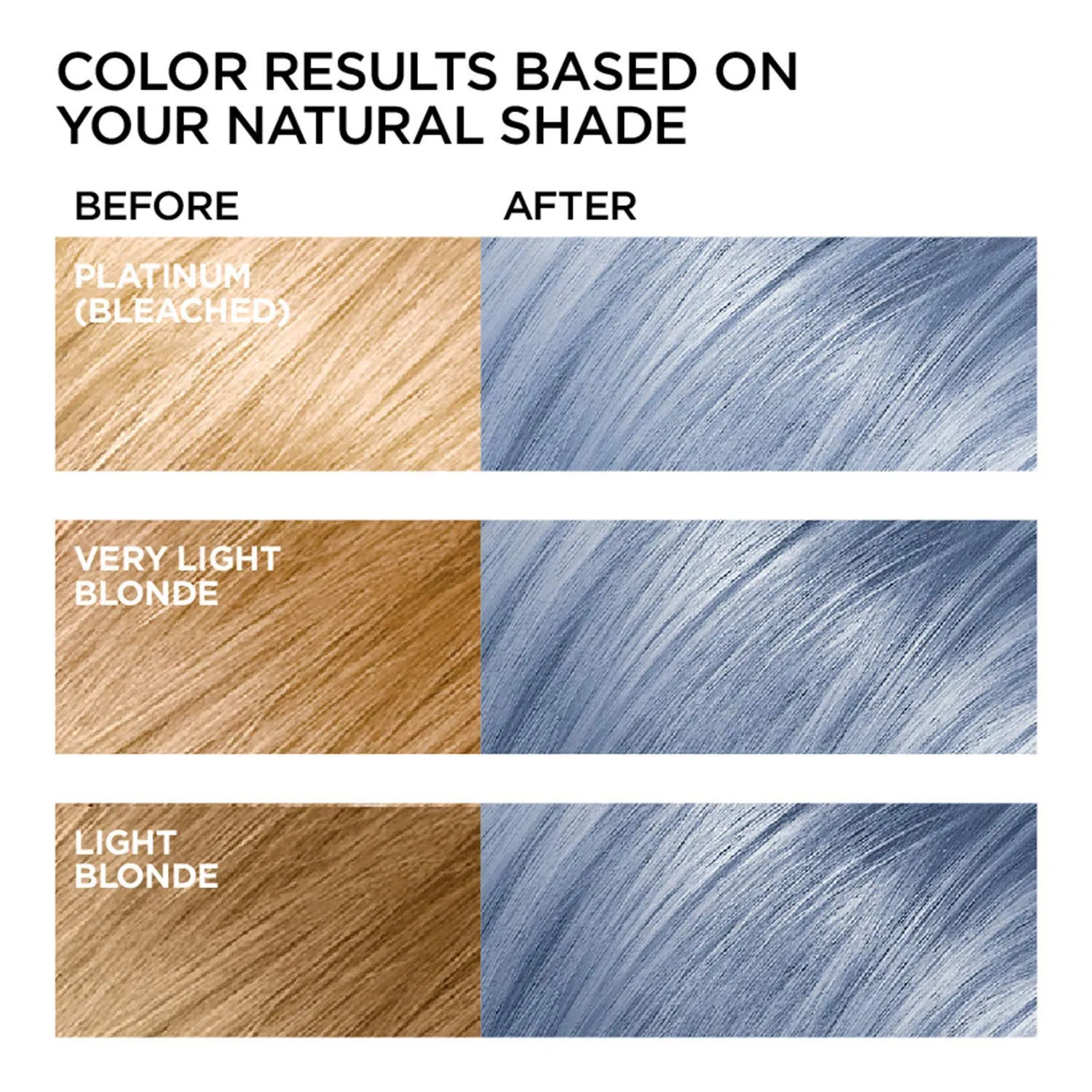 L'Oreal Paris Feria Multi-Faceted Shimmering Permanent Hair Color, 411 Sapphire Smoke (Smokey Blue), Hair Dye Kit, Pack of 2