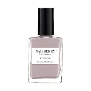 L'Oxygéné Oxygenated Nail Lacquer | Mystere | Light Creamy Lilac Opaque Nail Polish | UV Protected Long-Wear Nail Polish | 12-Free | Vegan | Certified Halal | Cruelty & Gluten Free | 15 ml