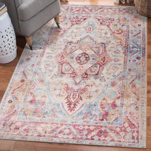 LUXE WEAVERS Floral Oriental Ivory 2x3 Area Rug