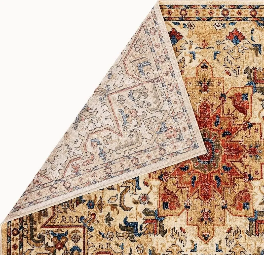 LUXE WEAVERS Geometric Southwestern Area Rug, Ivory 8x10