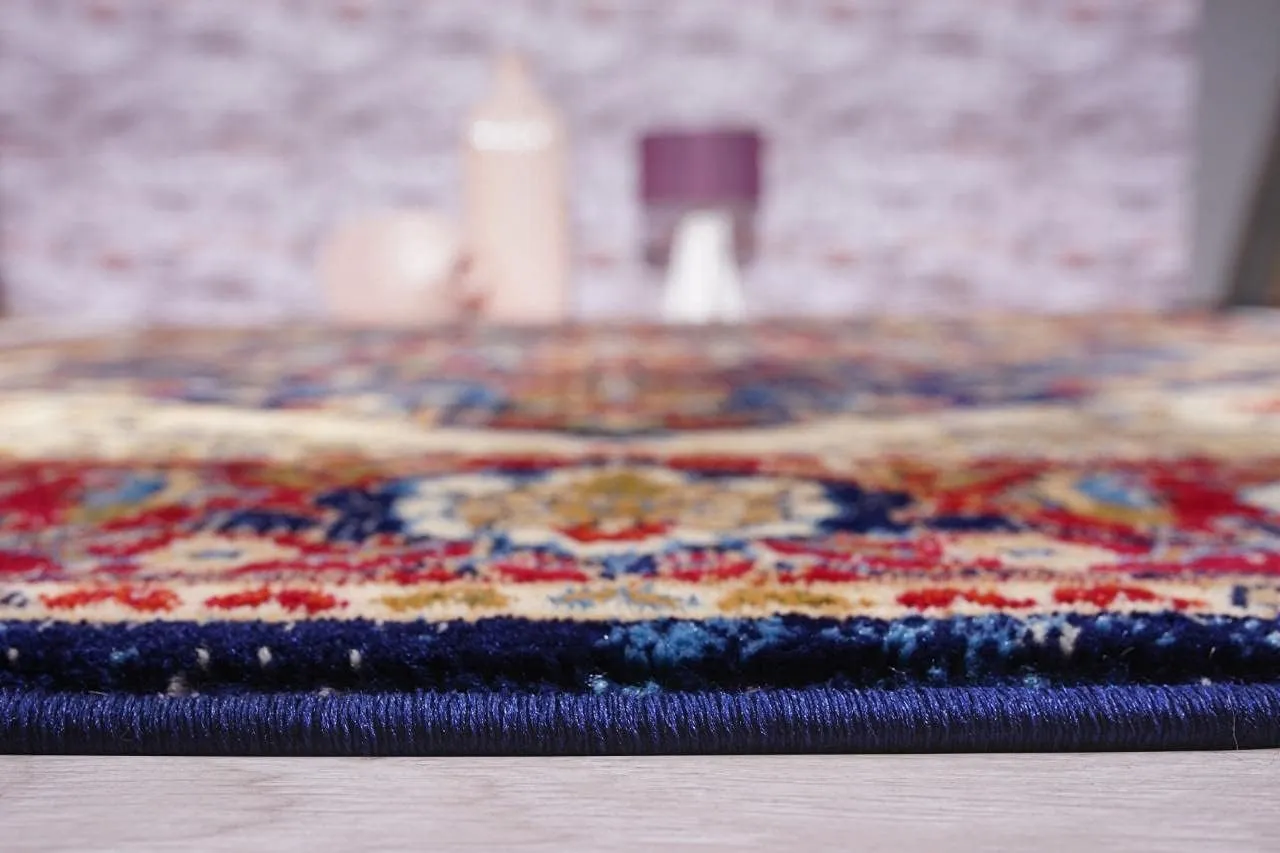 LUXE WEAVERS Howell Collection Oriental Navy 5x7 Area Rug 2525