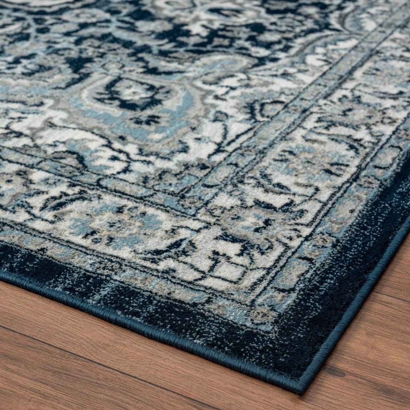 LUXE WEAVERS Olimpia Collection 5940 Ivory 5x7 Oriental Floral Area Rug