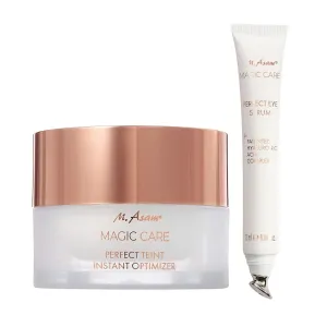 M. Asam MAGIC CARE PERFECT TEINT (1.01 Fl. Oz.) and PERFECT EYE Serum (0.85 Fl. Oz.) – Transparent Make Up & Eye Serum for Pores, Puffiness & Dark Circles, with Vitamin E, Skincare for All Skin Types