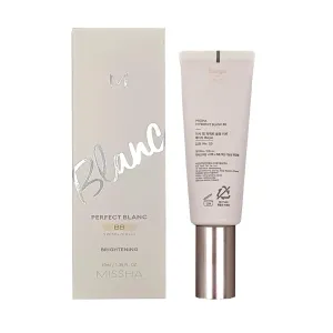 M Perfect Blanc BB Creams, SPF50  PA   , Flawless Coverage, Easy Application for All Skin Types BB Creams 1.35fl.oz.(NO. 22 Beige)