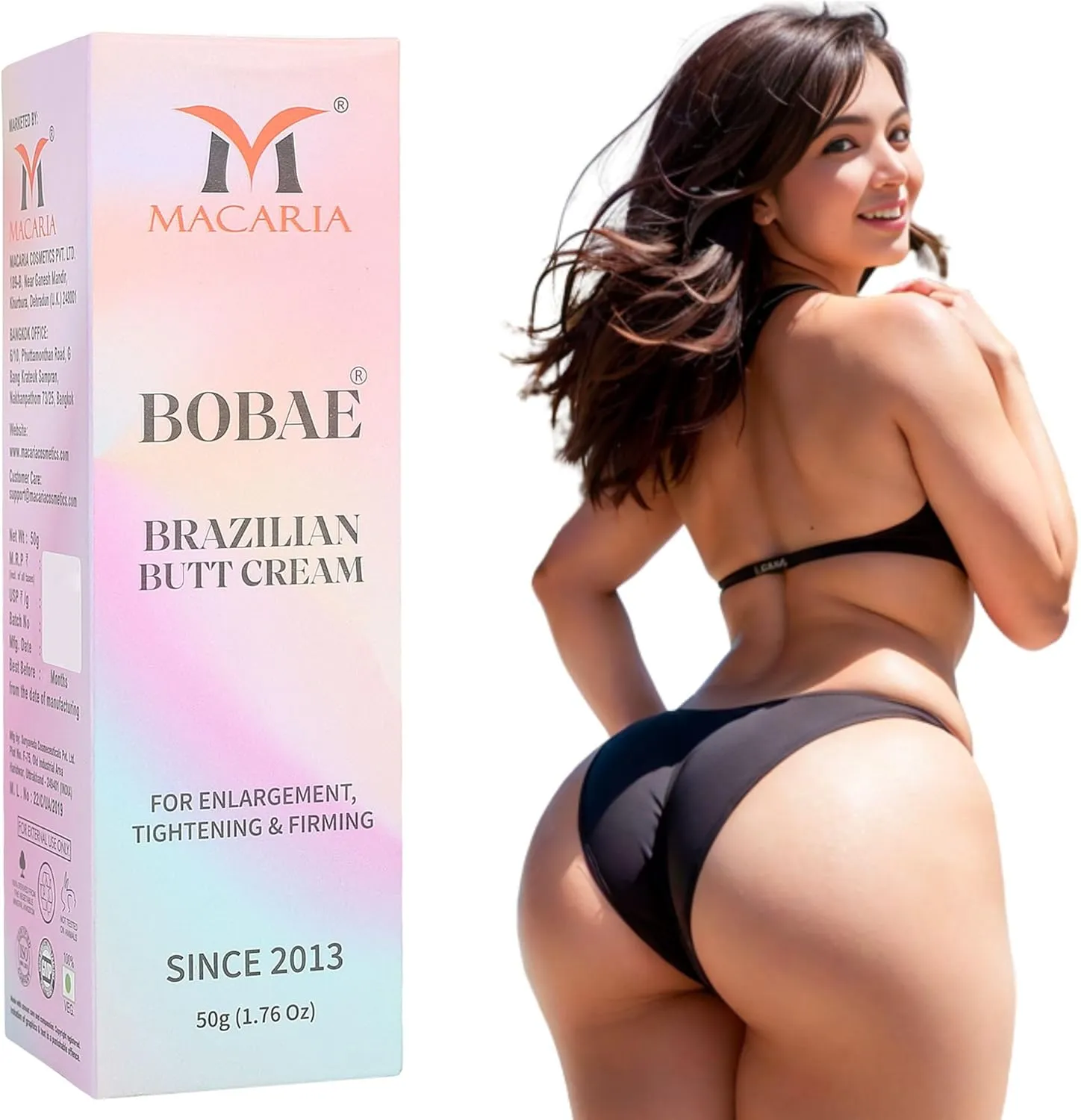 MACARIA Plumpy Up Cream, Brazilian Sexy Butt Enhancement Cream Fast Growth, Butt Cream For Bigger Butt Fast, Plumpy Up Cream, Brazilian Bum Cream, Pure Romance For Women, Clear