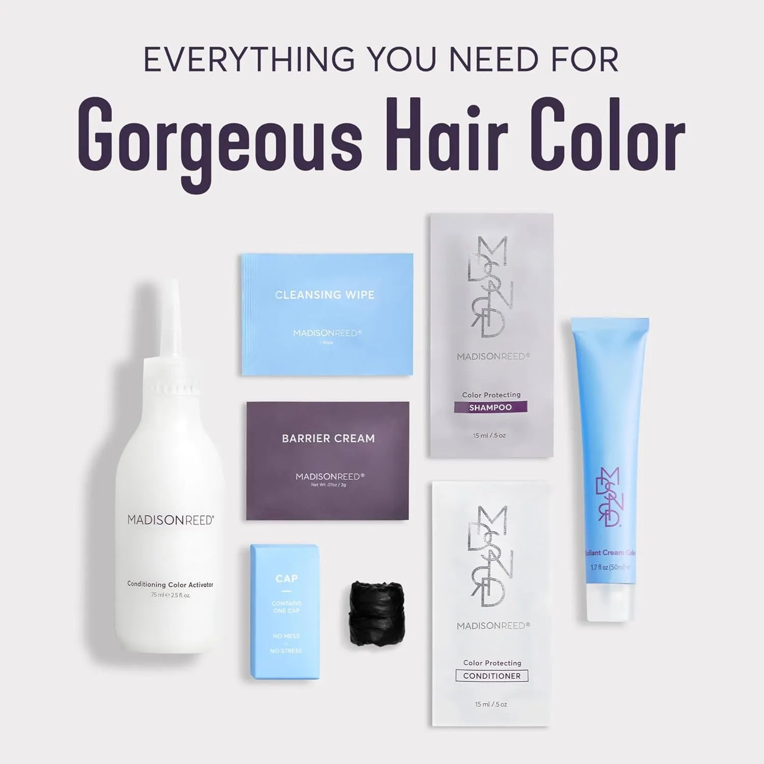 Madison Reed Radiant Hair Color Kit, Medium Amaretto Red for 100% Gray Coverage, Ammonia-Free, 6NCG Sardinia Red, Permanent Hair Dye, Pack of 1