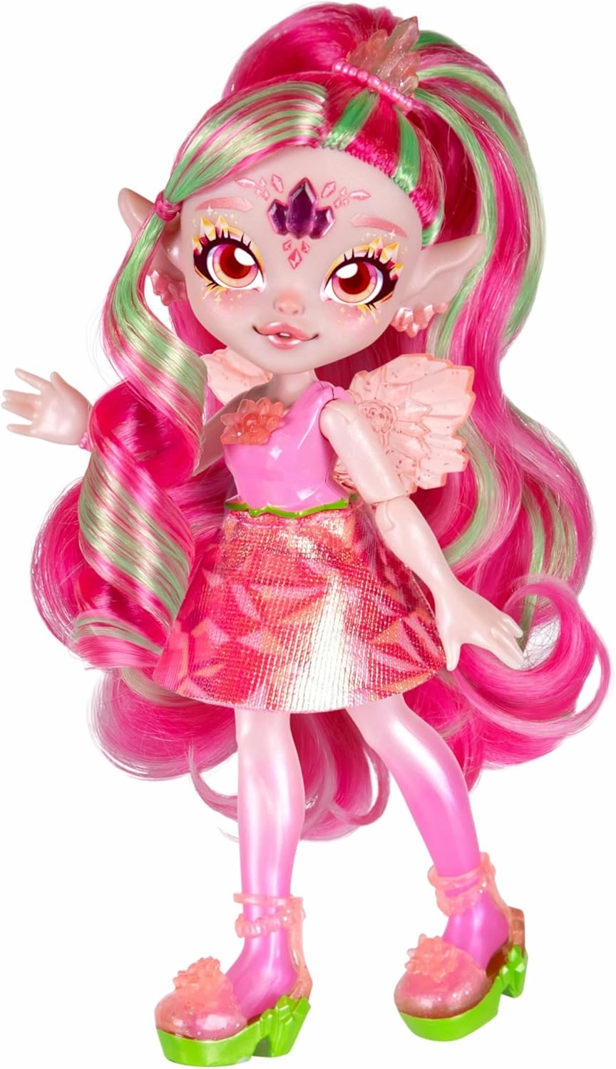 Magic Mixies Shimmerverse Series, Create & Mix Magic Potion to Magically Reveal Faye The Fairy Pixling, This Beautiful 6.5" Shimmerverse Pixling Fashion Doll Appears Inside The Potion Bottle