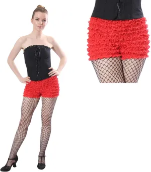 Malco Modes Ruffle Shorts for Women – Lace Bloomers, Festival Outfit, Boy Shorts