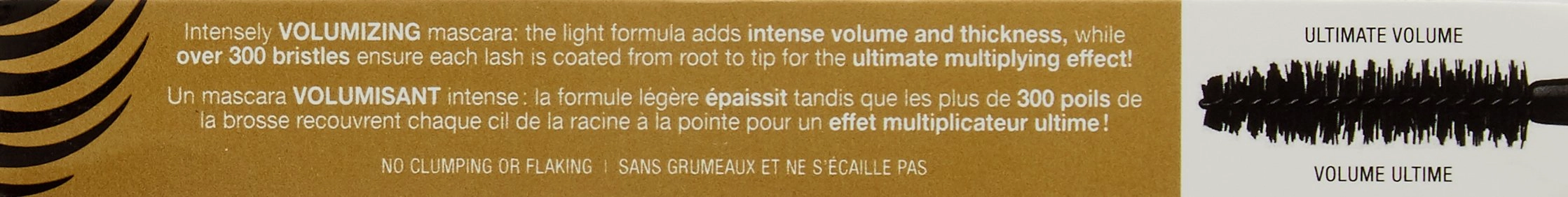 Marcelle Ultimate Volume Mascara, Black, 1 Tube
