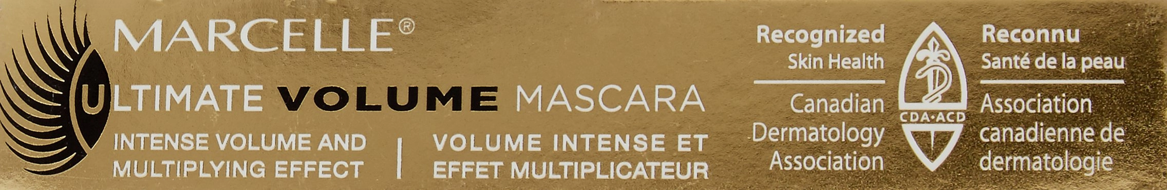 Marcelle Ultimate Volume Mascara, Black, 1 Tube