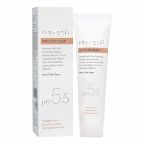 Max'isoft Anti Scar Cream | Acne & Pimple Removal, Spot Correcting, Pigmentation, Blemish | pH Balanced (25 gm) (Pack of 1)
