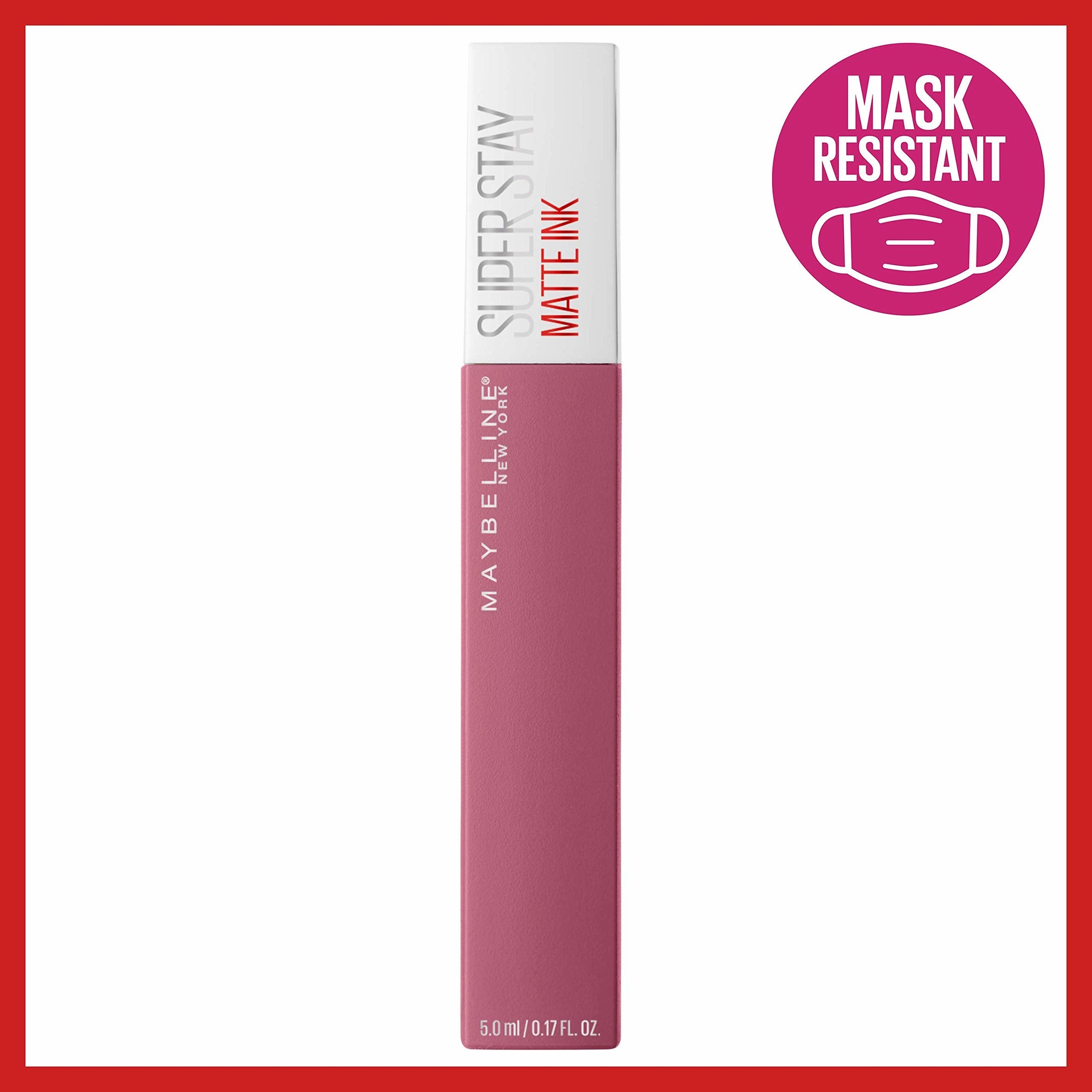 Maybelline New York SuperStay Matte Ink Liquid Lipstick, City Edition, Inspirer, 0.17 Ounce