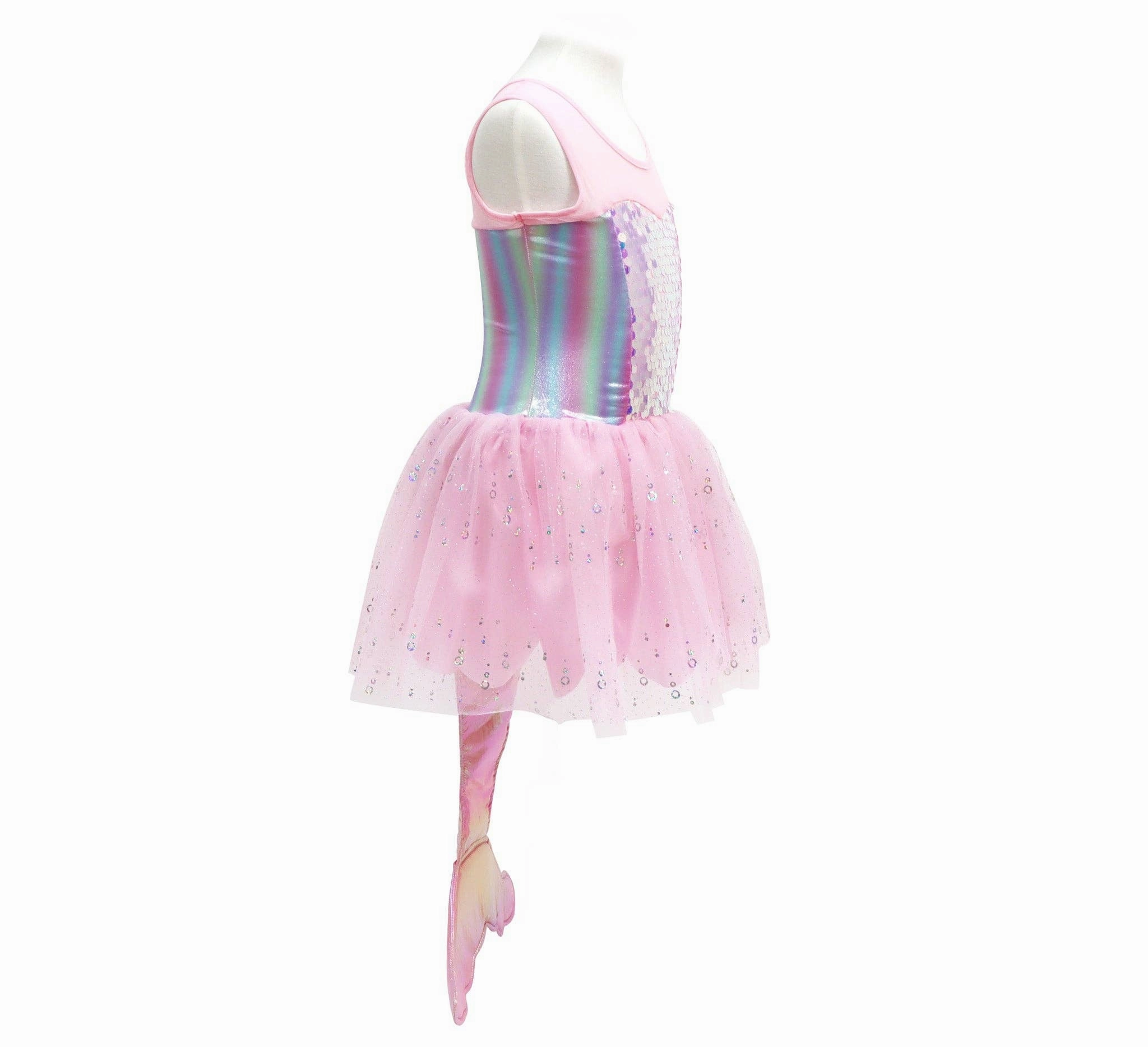 Mermaid Dress with Tail 5-6T