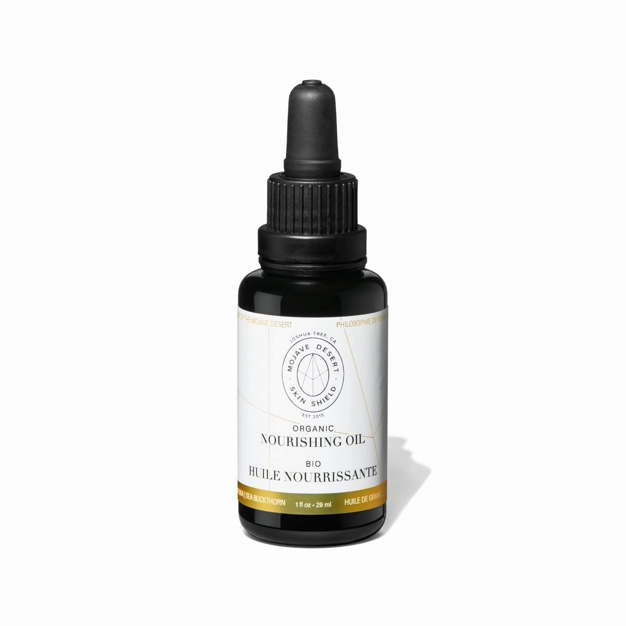 Mojave Desert Skin Shield Nourishing Oil | Organic Vegan All Natural Anti-Aging Moisturizing Facial Oil | Smooth Soften Revitalize Hydrate & Improve Skin for Bright Glowing Skin (2 Oz)