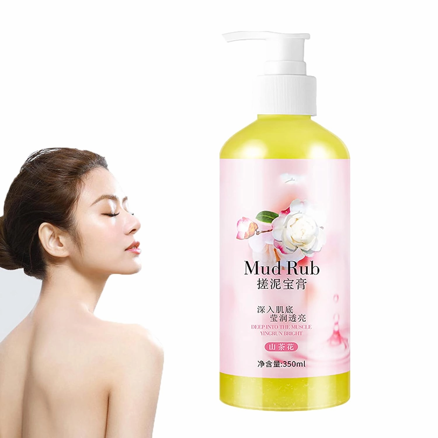 Mud Scrub Cream, Rubbing Mud Cream, Rubbing Mud For Skin, Rubbing Mud Gel For Body, Rubbing Mud Body Scrub, Aloe Vera, Floral, Peaches Mud Run Scrub Cream (Floral)