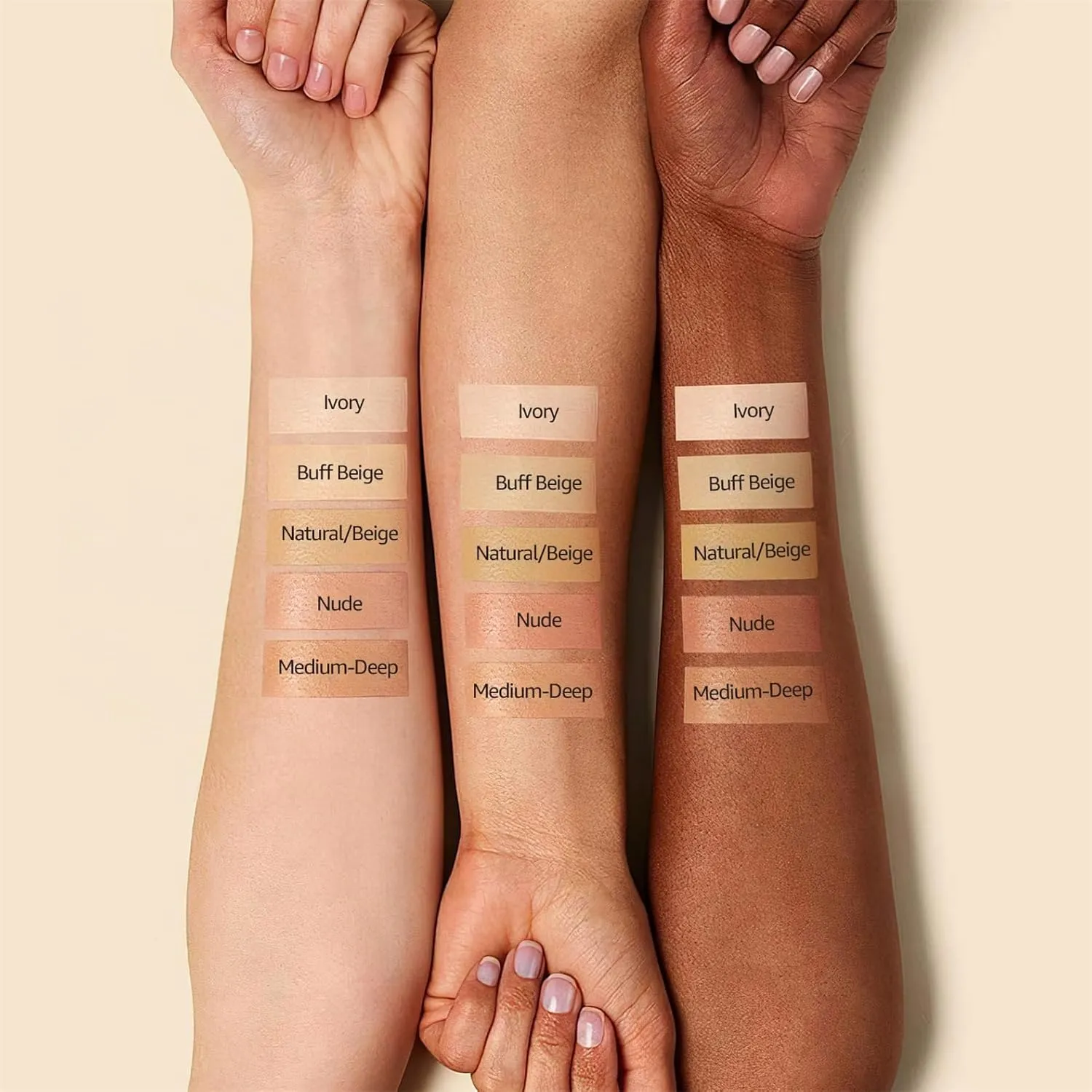Mushroom Head Air Cushion CC Cream Strong Concealer, Moisturizing BB Cream Makeup Base Primer Even Skin Tone for All Skin Types, Face Makeup Cushion Foundation Long Lasting (Nude)