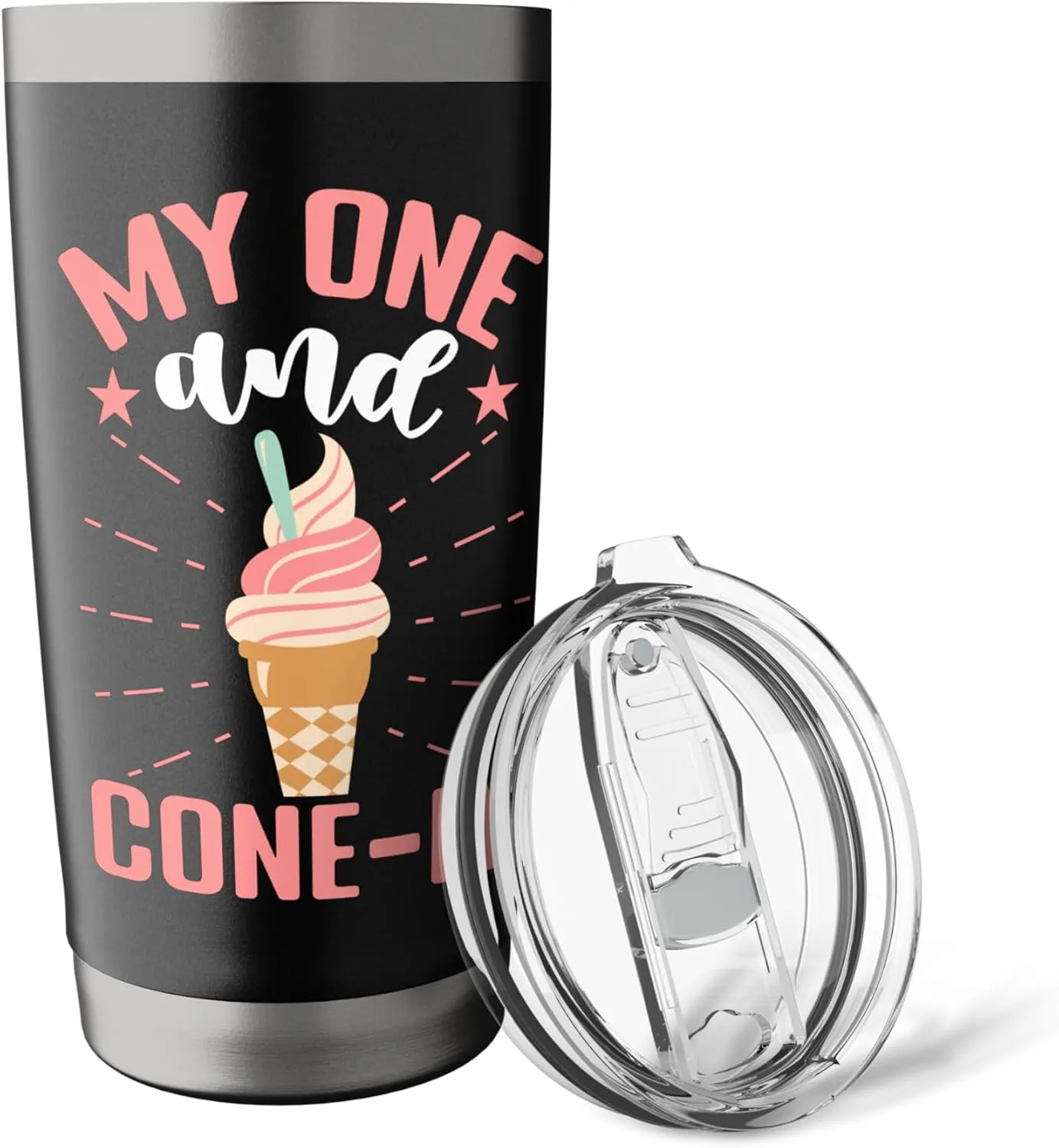 My One And Cone-ly Ice Cream Cone Stainless Steel Insulated Tumbler