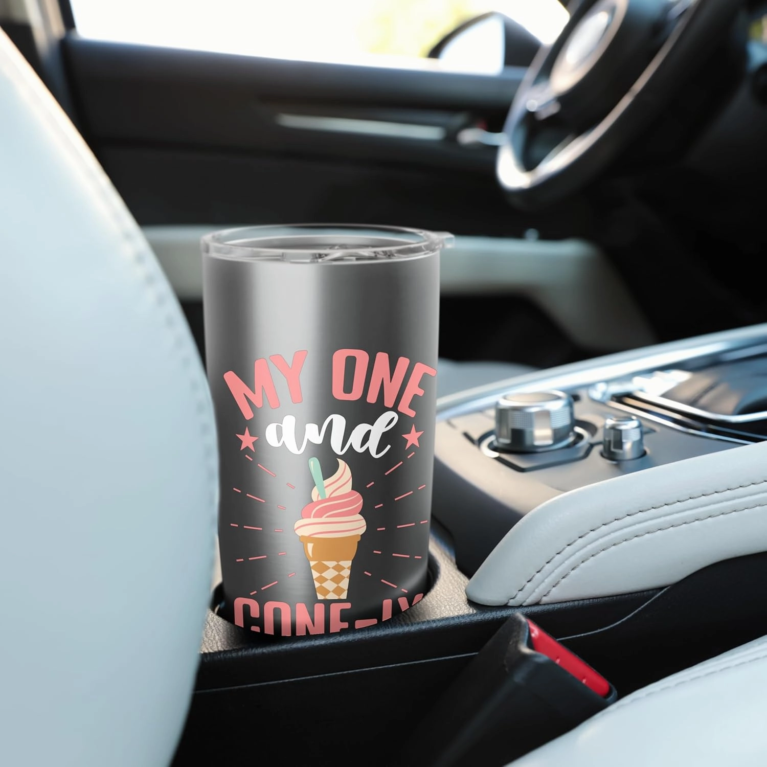 My One And Cone-ly Ice Cream Cone Stainless Steel Insulated Tumbler