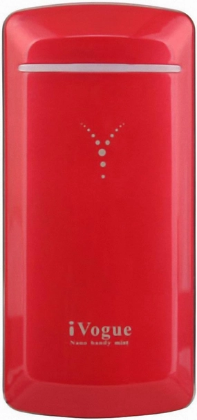 Nano Handy H2O Hydrating Facial Mist Atomizer Skin Revitalizer Refresher, Clear Radiant Moisture Skin in 30 Seconds!, Red