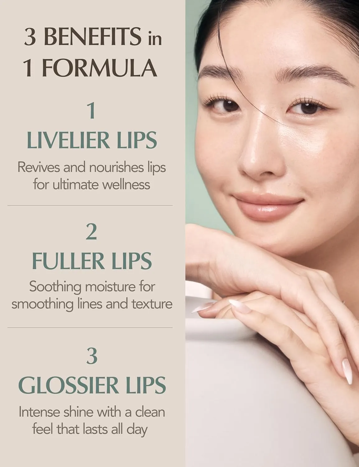 Natural Bloom Korean Lip Plumper Clear Dew | Moisturizing Lip Booster Plumping Oil Tint Serum Enriched w/Camellia & Safflower Serum| Non-Irritating Color Changing Lip Oil