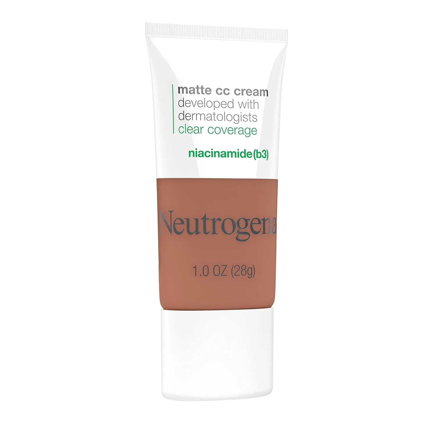 NEUTROGENA Clear Coverage Color Correcting Cream 1.0 oz. 8.0 / Amber