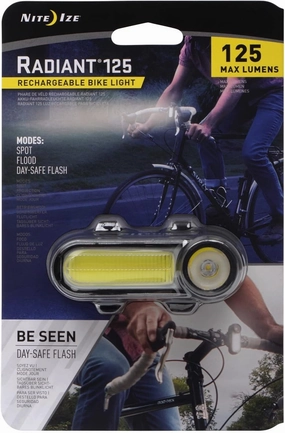 NITE IZE Red Radiant 125 Rechargeable Bike Light