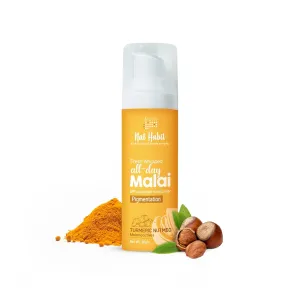 Nnatt Hhabbit Turmeric Face Malai Cream for Skin Glow, Enhanced with Nutmeg for Pigmentation, 30g
