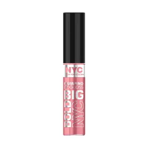 N.Y.C. New York Color Big Bold Plumping and Shine Lip Gloss, Supersized Rose, 0.39 Fluid Ounce