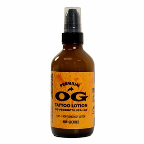 OG Face & Body Tattoo Lotion All Natural Organic Tallow MCT Coconut Oil Tattoo Aftercare 90 Day Supply, Salve Tattoo Maintenance Made in USA Veteran Owned (4 oz, 1 Pack)