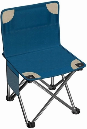 Outdoor Camp Chairs, Outdoor Folding Backrest Chair Portable Fishing Chair with Side Pocket Lightweight Leisure Chairs Padded Deck Chair Lawn Chairs Adults(C)