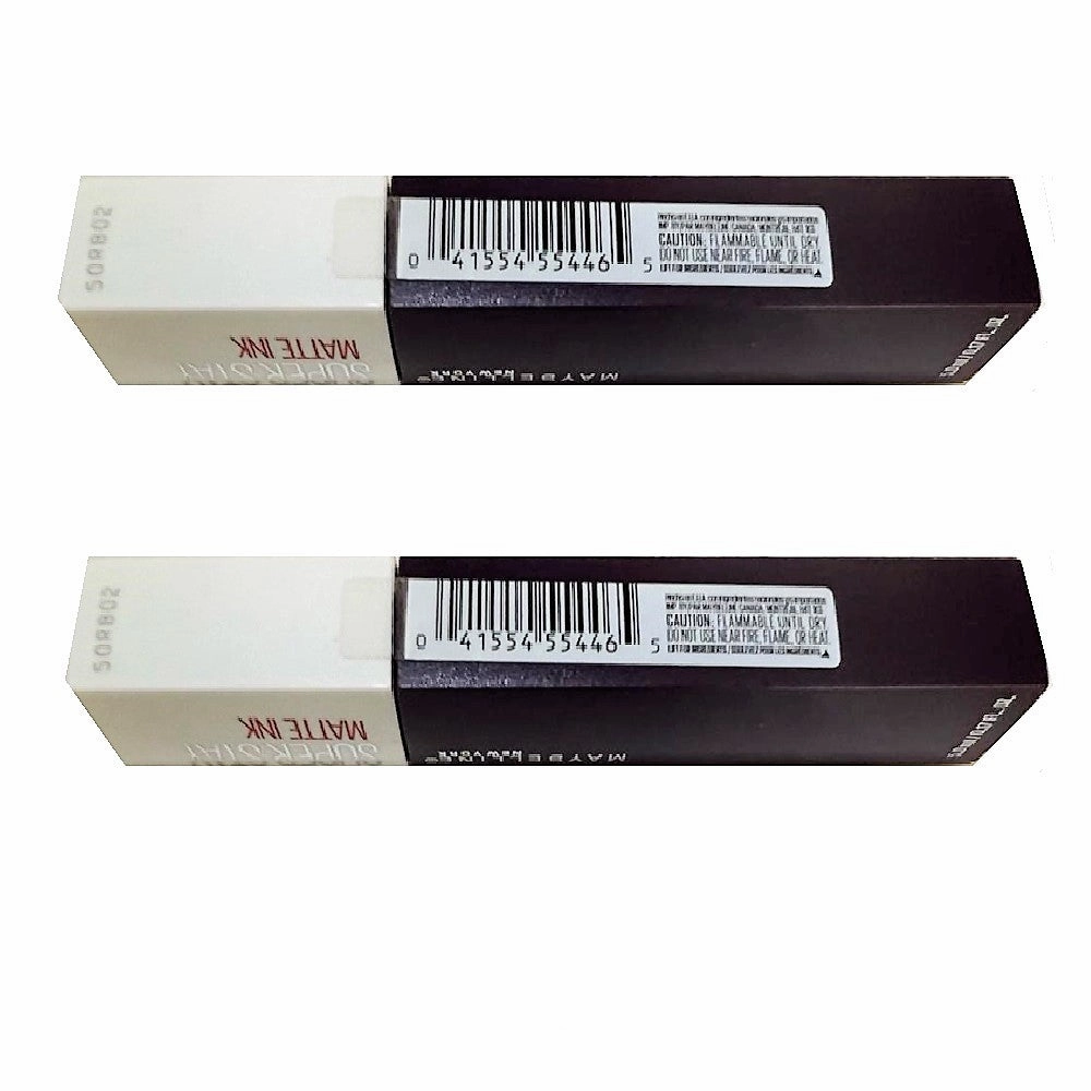 Pack of 2 Maybelline New York SuperStay Matte Ink Liquid Lipstick, Originator # 110