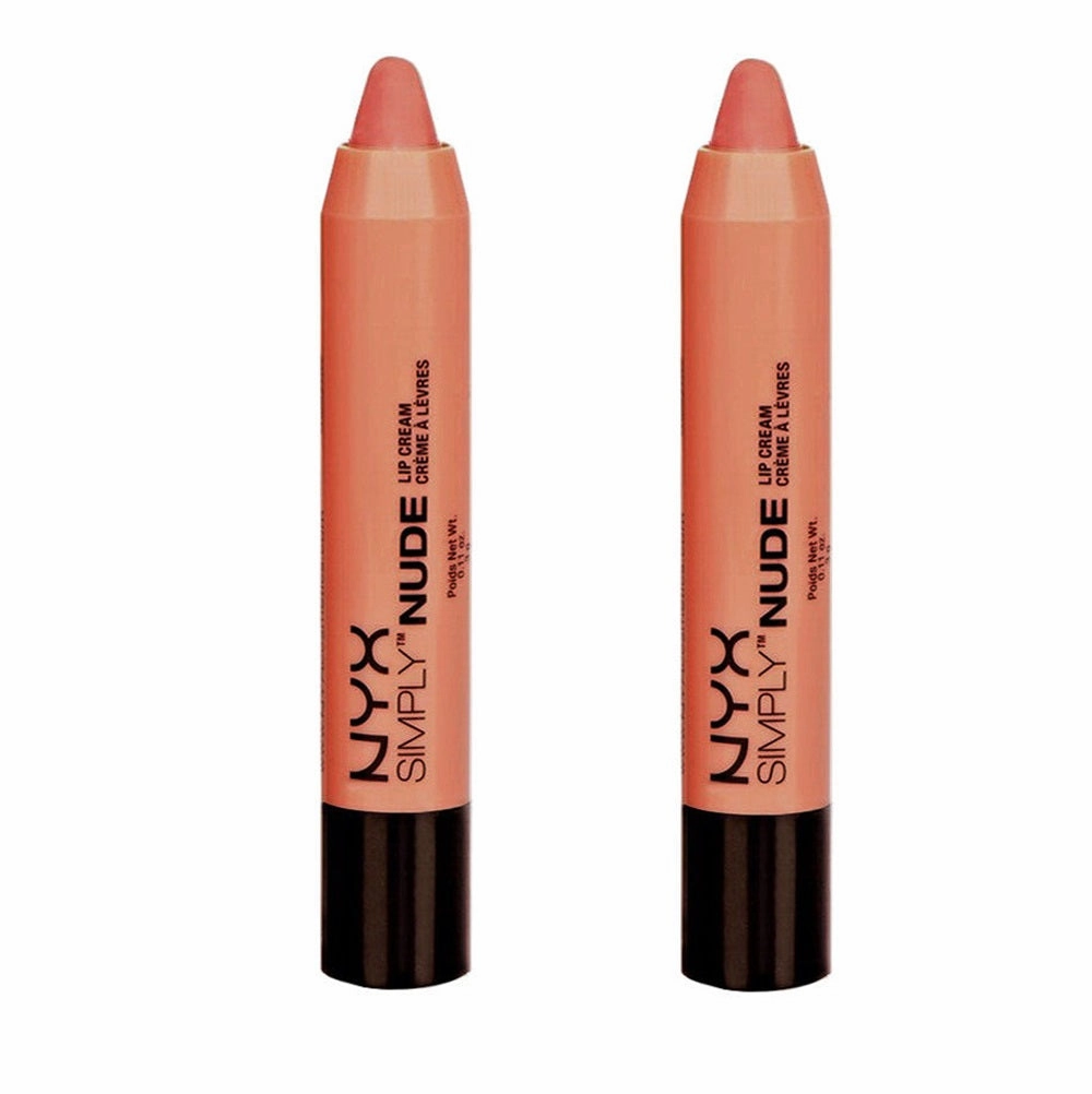 Pack of 2 NYX Simply Nude Lip Cream, Fairest (SN04)