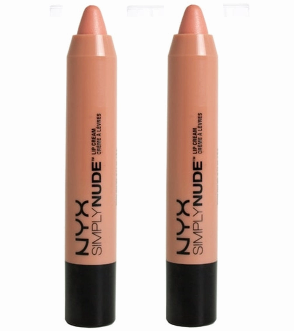 Pack of 2 NYX Simply Nude Lip Cream, Fairest (SN04)