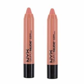 Pack of 2 NYX Simply Nude Lip Cream, SN01 Peaches