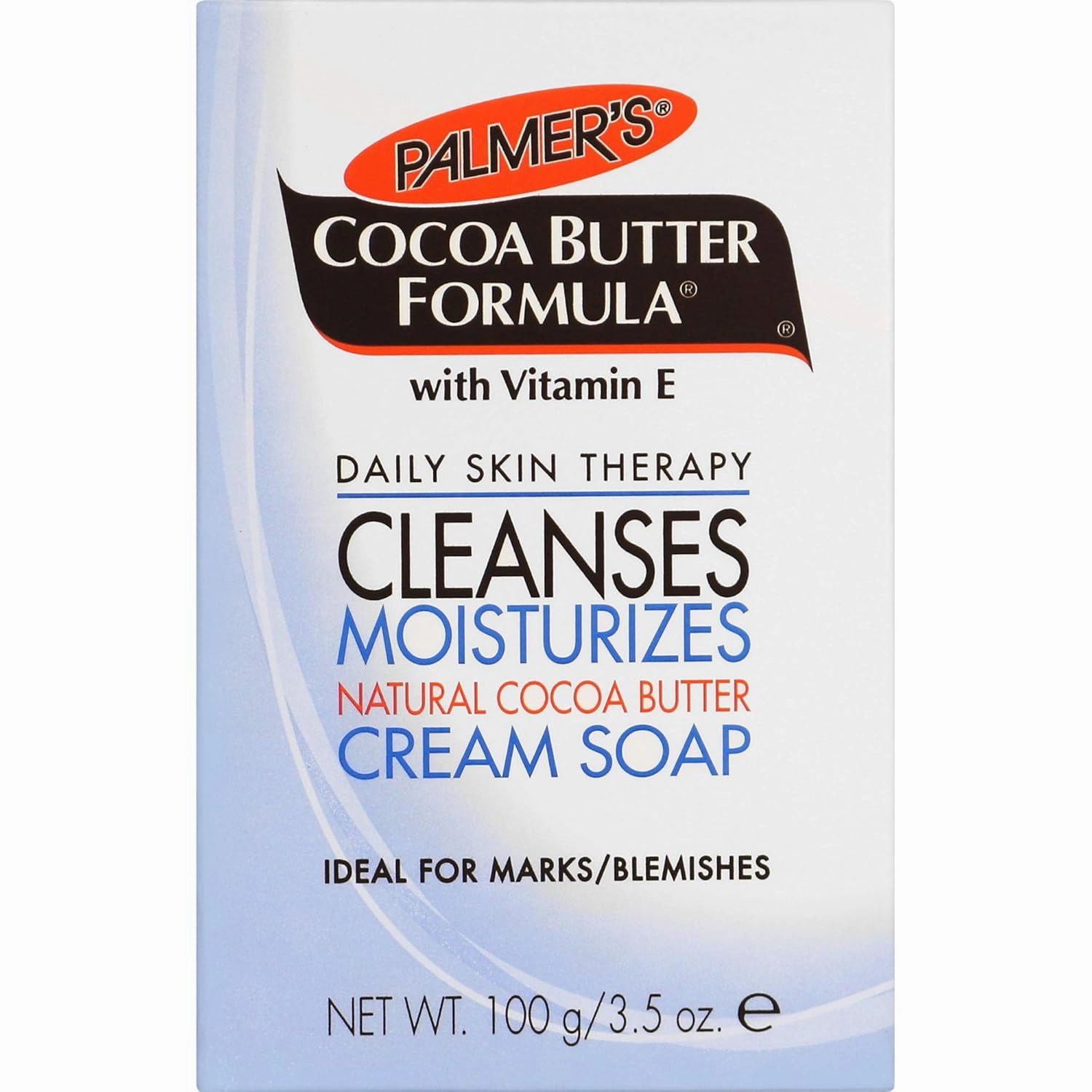 Palmer's Cocoa Butter Formula with Vitamin E, Daily Skin Therapy Cream Soap 3.5 oz (Pack of 6)