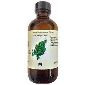 Peppermint Oil Extract - Beverages - Fillings - Frosting - Water Soluble - Non-GMO - Gluten Free - Kosher - Vegan - 8 ounces