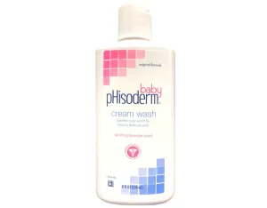 pHisoderm Baby Tear-Free Cream Wash 8 oz (Pack of 12)