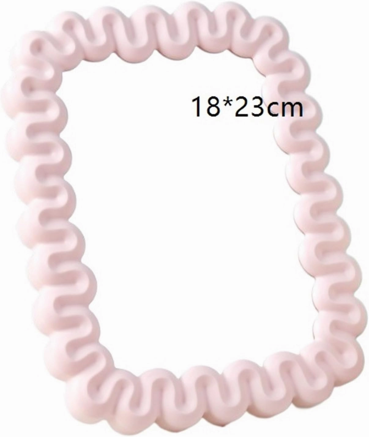 Plastic Mirror Cream Style Makeup Mirror Dormitory Student Desktop Mirror Portable Folding Single-Sided Mirror