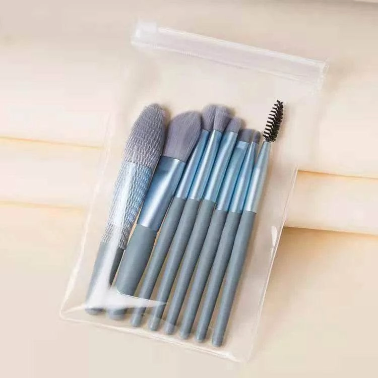 Portable 8Pcs Eyeshadow Foundation Blending Makeup Brush Soft Fluffy Cosmetics Concealer Makeup Brush Professional Make Up Tool